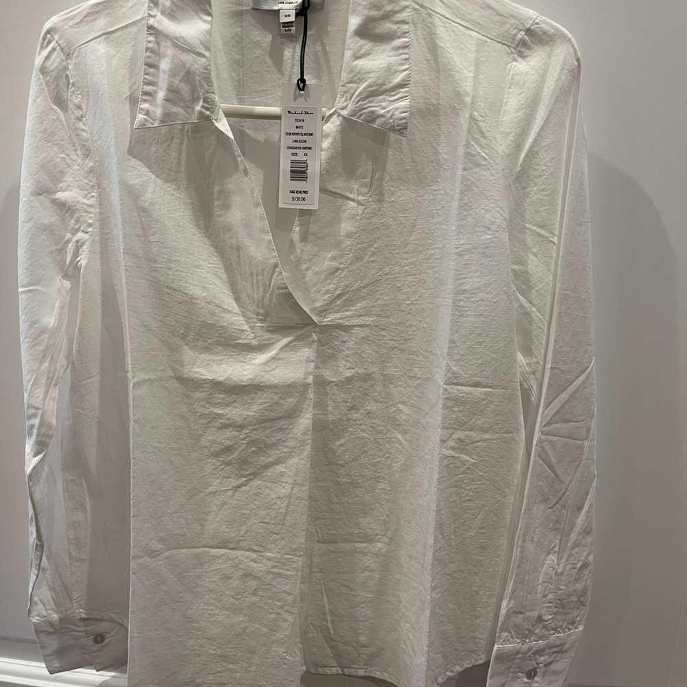 Michael Stars Stevie Popover Collared Shirt XS